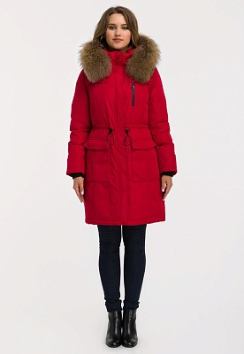 Gloria Women's Winter Jacket-Red