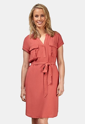 Lily Shift Dress - Terracotta